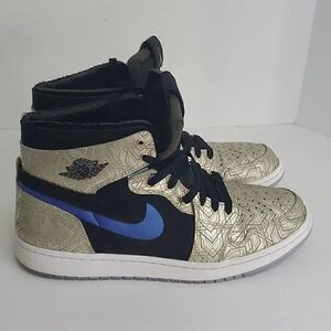 Nike Air Jordan 1 High Zoom Air CMFT Gold Laser DQ0659-700, Men's Size 12